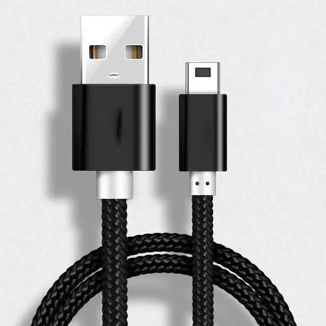 High-Speed Mini USB Data and Charging Cable - 1M/2M Length