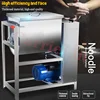 220V Electric Dough Kneading Machine 15/25Kg Flour Mixers Commercial Food Spin Mixer Stainless Steel Pasta Stirring Making Bread 5