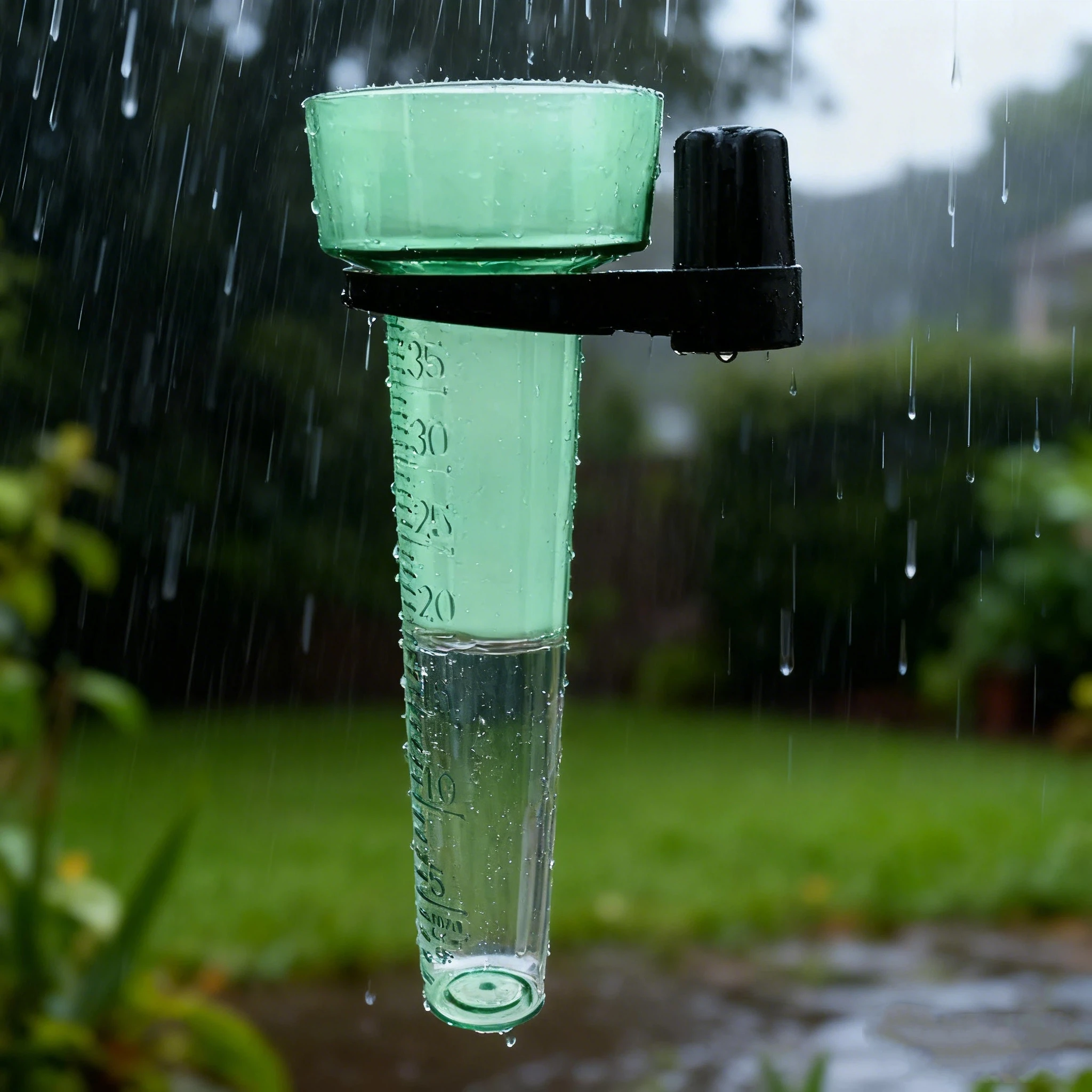 Polystyrene Rain Gauge Measurement Water Outdoor Tool