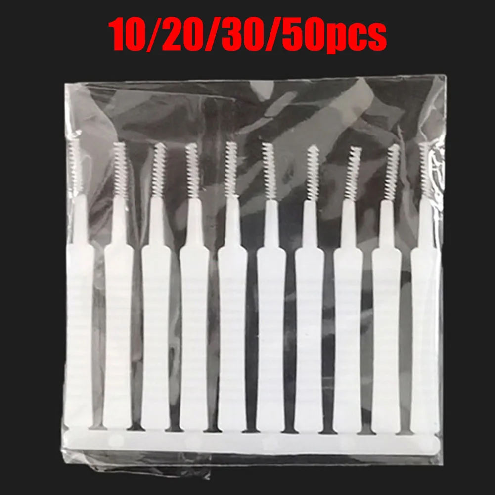 

10/20/30/50Pcs Brush Shower Head Cleaning Brush Tool Gap Hole Anti-Clogging Cleaner Brushes 6x0.8cm For Cleaning Slots Blinds