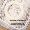 Mesh Laundry Bags Shoes Storage Organizers Bag Anti-deformation Zipper Travel Shoes Clothes Storage Bags Shoes Airing Dry Tool 6