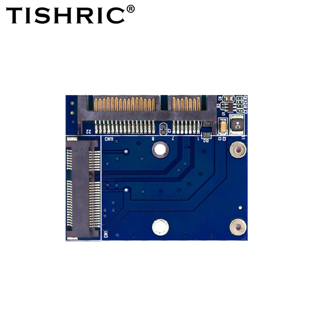 TISHRIC M.2 MSATA SSD To 2.5 SATA Adapter M2 Mini PCI SSD Converter ...