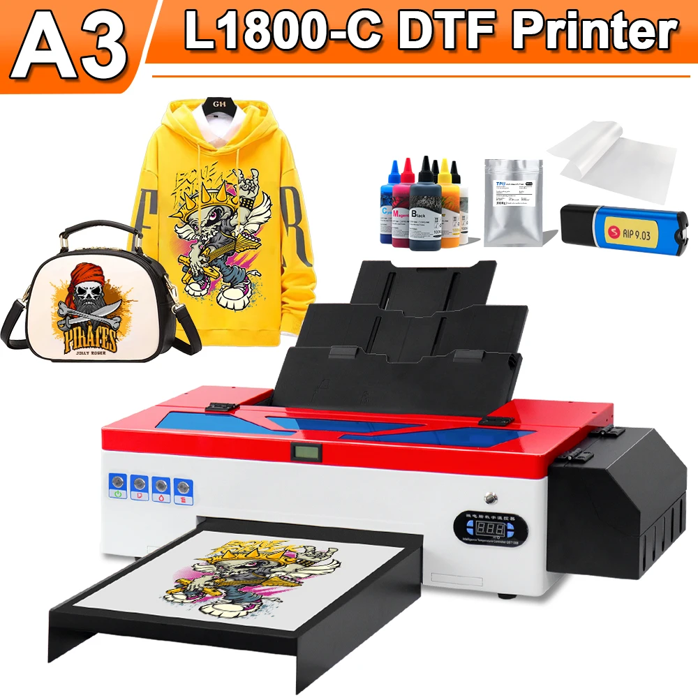 A3 Dtf Printer Dtf Transfer Printer For Epson R1390 Digital Dtf Printer Dtf  Film For Jeans Hoodies A3 T Shirt Printing Machine - Printers - AliExpress