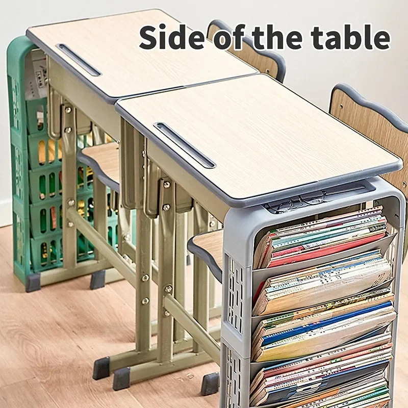 Office Documents Stationery Rack Multifunctional Storage Rack Living Room Magazine Books Newspaper Shelving Clamp