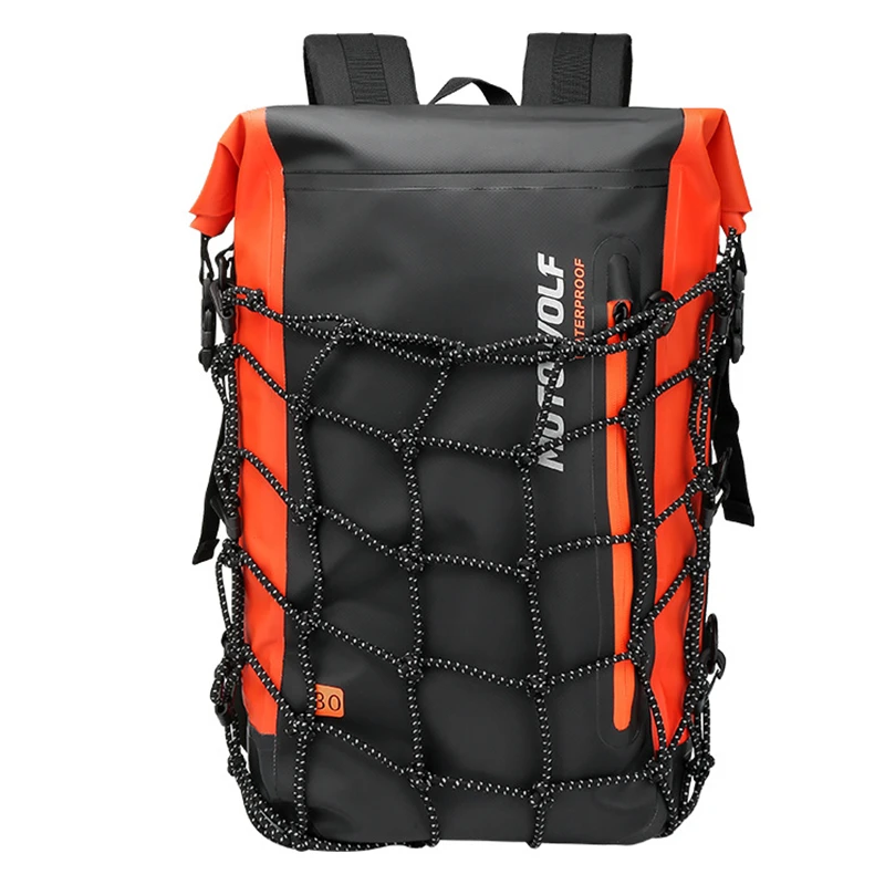 Motorcycle Backpack Motorcycle Bag Multifunction Tail Bag Waterproof Bag With Reflective