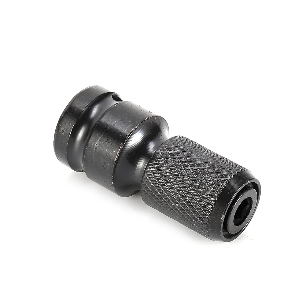 

Drill Chuck Converter Socket Adapters Hex Shank 1/2" Drive To 1/4" Hex Shank Impact Drilling Bit Driver For Impact Wrench