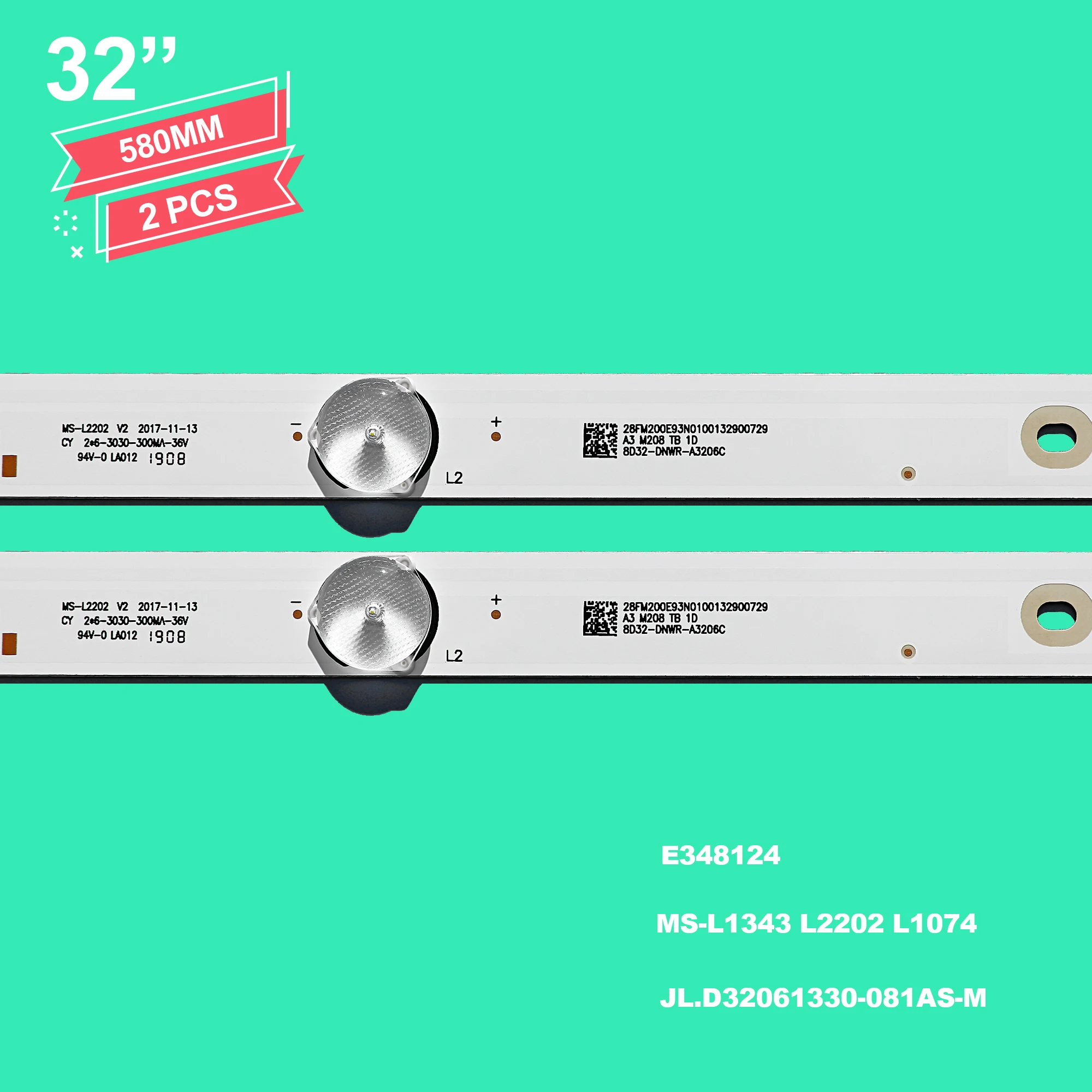 LED Backlight Strip For 32 inch Displays 1/5/10/20/50 Set