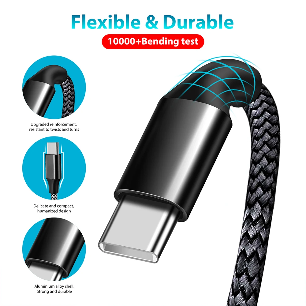 Type C to Type C Cable C to C PD 60W 3m 5m 8m 10-meter Extension Cable for iPhone 15 PRO MAX Plus Huawei Samsung Xiaomi OPPO BEST SELLERS