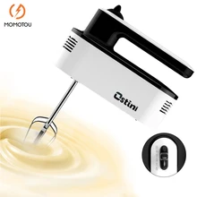 High Electric Hand Mixer 5-Speed 150W Stainless Steel Spiral Kneader Kitchen Food Dough Blender With 2Egg Beaters 2 Dough Hooks