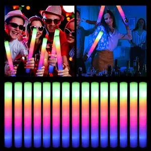 Barras luminosas Led para fiesta barra luminosa de espuma Rgb fluorescente  para Bar boda cumpleaños Festival accesorios palos luminosos fiesta barras  luminosas fluorescentes vengalas boda chispas palos led de espuma -  AliExpress