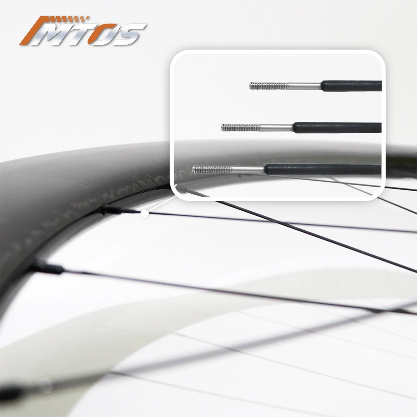 2.6G Spoke bicycle wheels carbon spokes straight pull Straight pull Carbon spokes mountain bike unicycle universal.