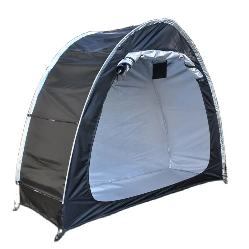 Outdoor Bicycle Storage Shed Tent 210D Silver Coated Oxford Cloth Portable Waterproof Tidy Foldable Single Bike Shelter Cover