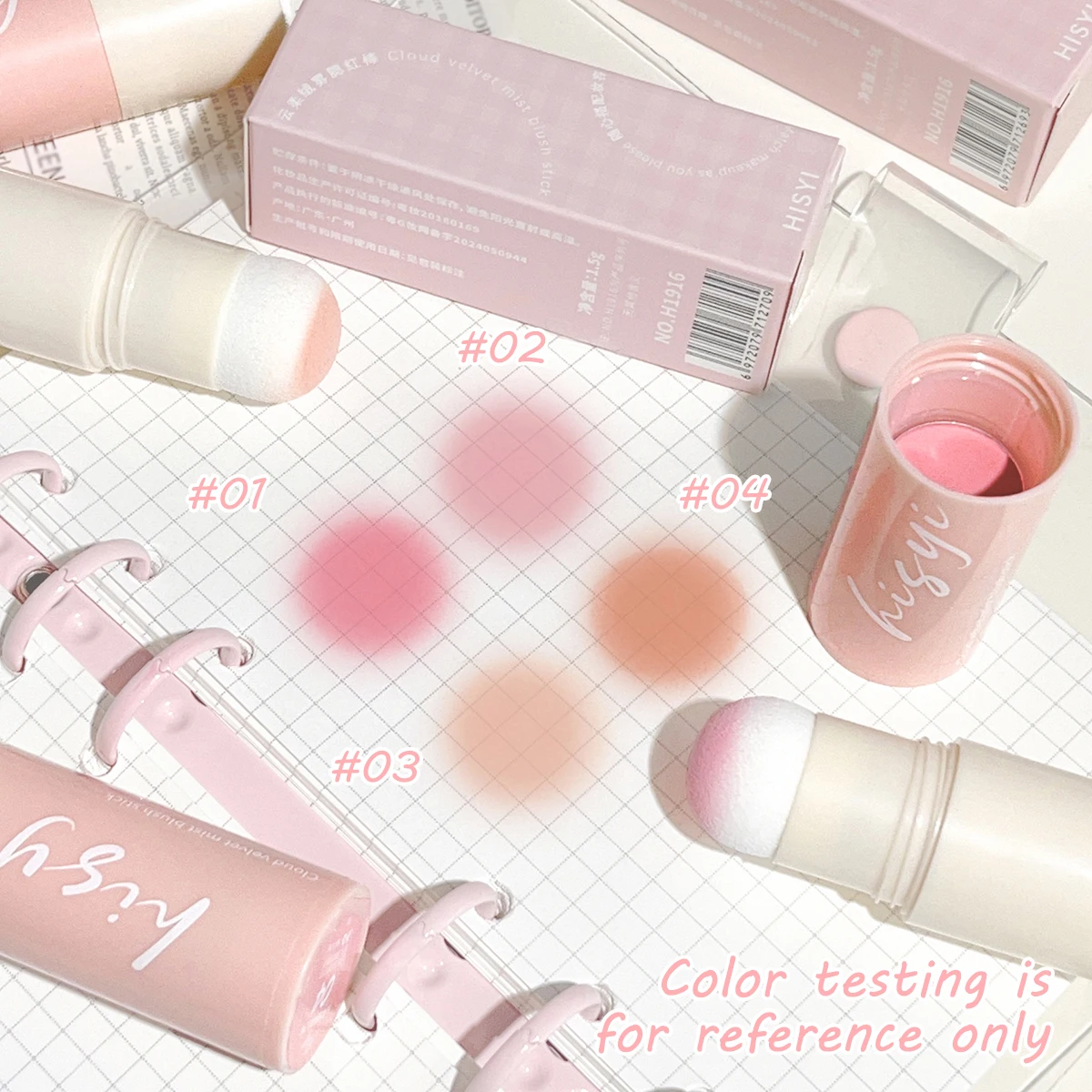 Cloud Soft Matte Blush Stick for a vibrant, brightening, natural bare makeup look, enhancing flawless skin tone 4