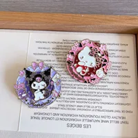 Sanrio Pins Hello Kitty Kuromi Badges Brooch Cinnamoroll Cartoon Metal Lapel Pins for Student Backpack Jewelry Accessories Gift 2
