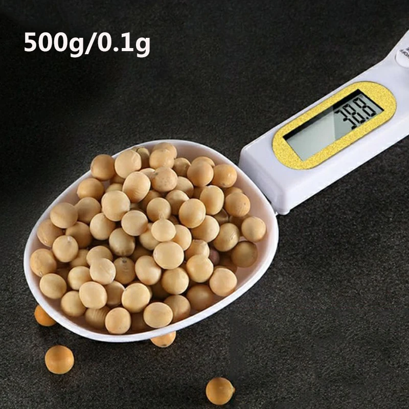 Kitchen Electronic Measuring Spoon 500/0.1g Accurate Food Scales Digital  Weight Gram Measurement Spoon Scale with LCD Display - China Digital Spoon  Scale and 500g Scale price