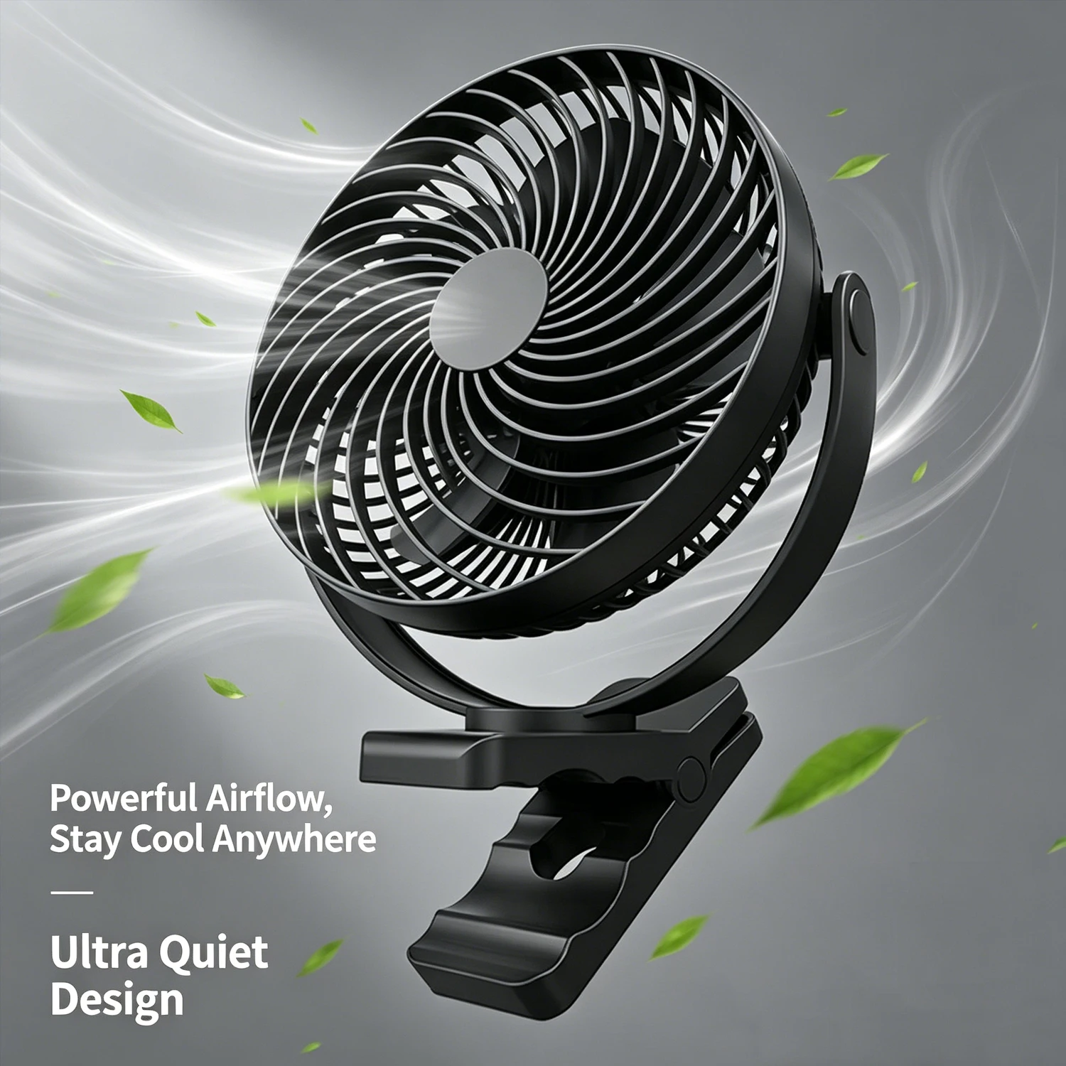 Portable Mini Hand Clip USB Charging Quiet Desktop Electric Fan High Quality Student Dormitory Small Cooling Ventilador_voghion.com