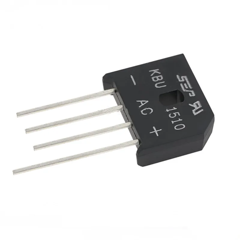 20PCS KBU606 KBU608 KBU610 KBU806 KBU808 KBU810 KBU1010 KBU1510 KBU2510 8A 10A 600V 800V 1000V diode bridge rectifier DIP-4Pin
