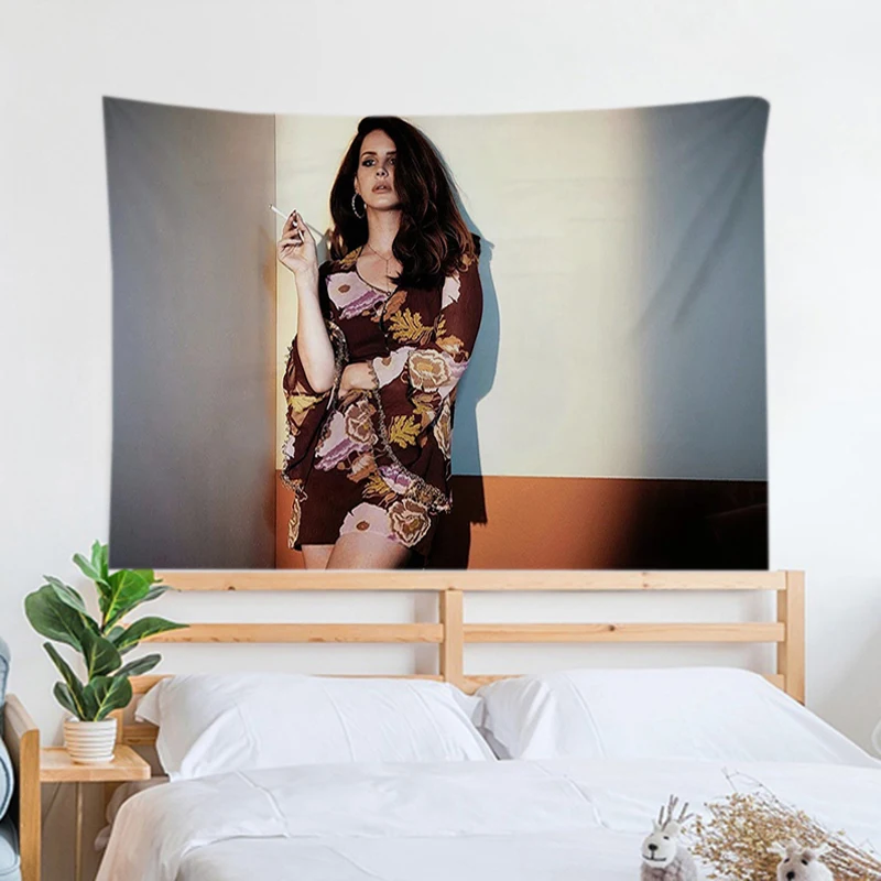 

Decoration Home Decorations Lana Del Rey Wall Tapestry for Bedroom Room Decor Aesthetic Tapries Tapestries Decors Hanging Art