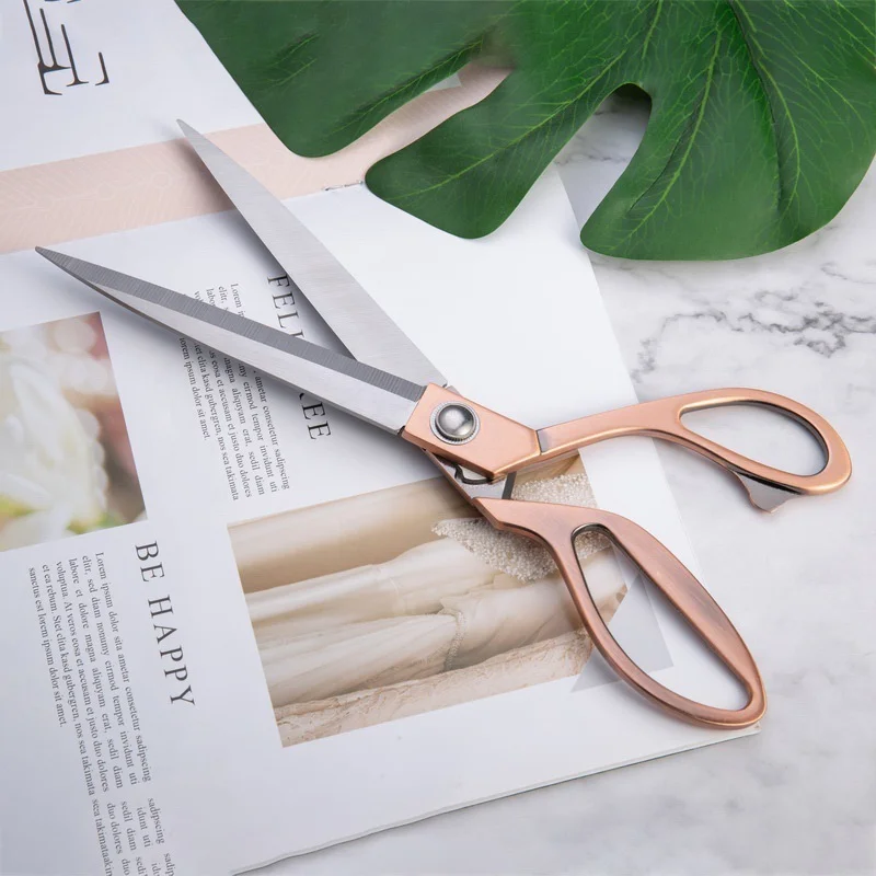 Professional Tailor Scissors Cutting Scissors Vintage Stainless Steel  Fabric Leather Cutter Craft Scissors For Sewing - AliExpress