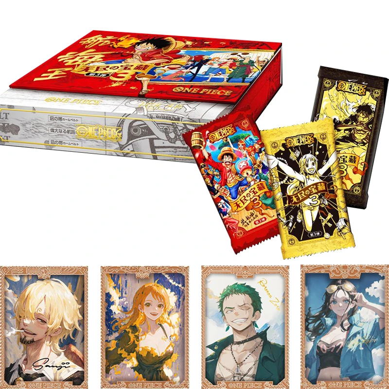 ONE PIECE Cards Full Set 12 BOX Luffy Roronoa Sanji Nami Paper Card Letters  Games Anime Character Collection Playing Cards - AliExpress