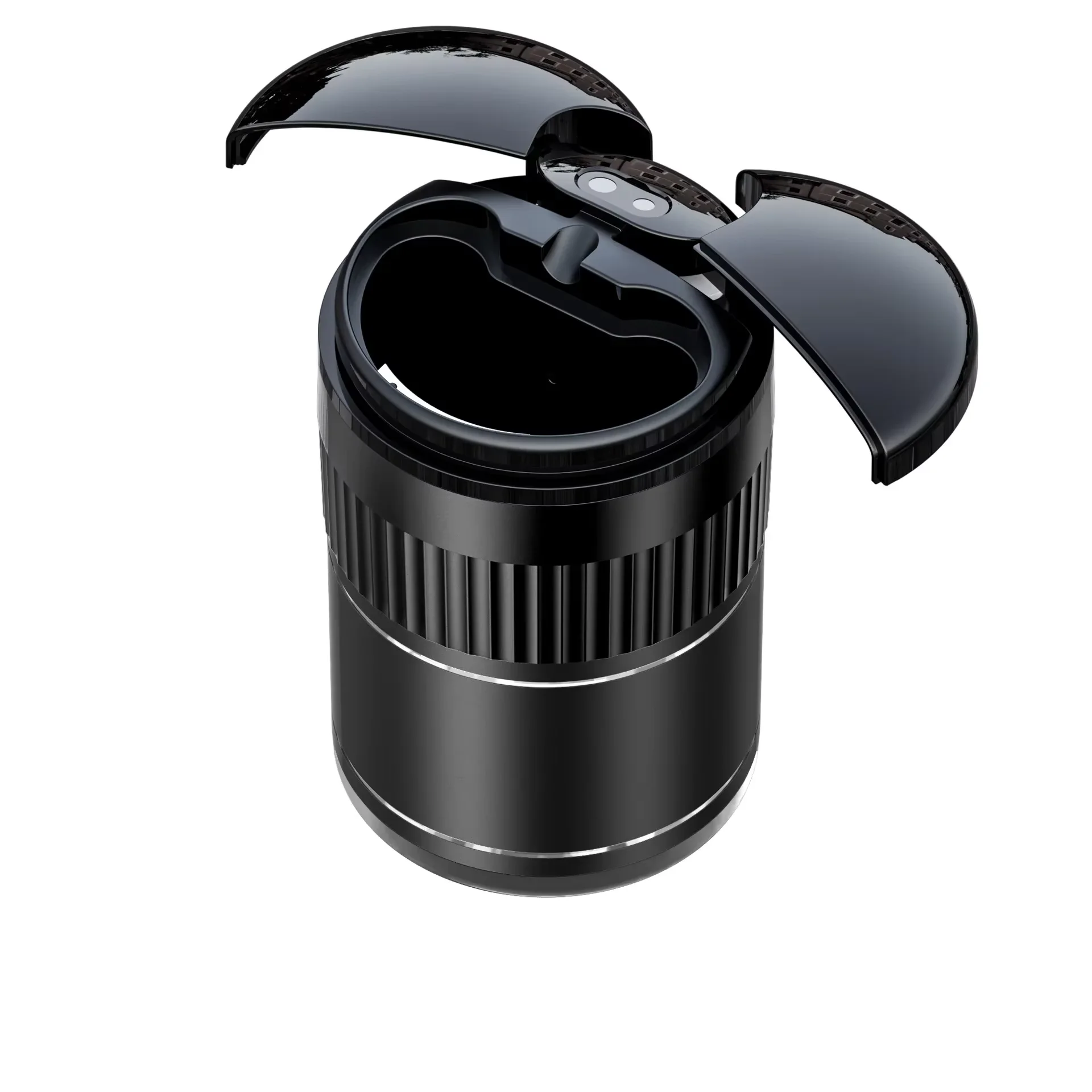 Smart Rechargeable Photosensitive Smokeless Ashtray with Automatic Lid & Rearview Mirror Sensor