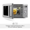 Breville Countertop Compact Wave Soft-Close Microwave Oven, Silver, BMO650SIL 5