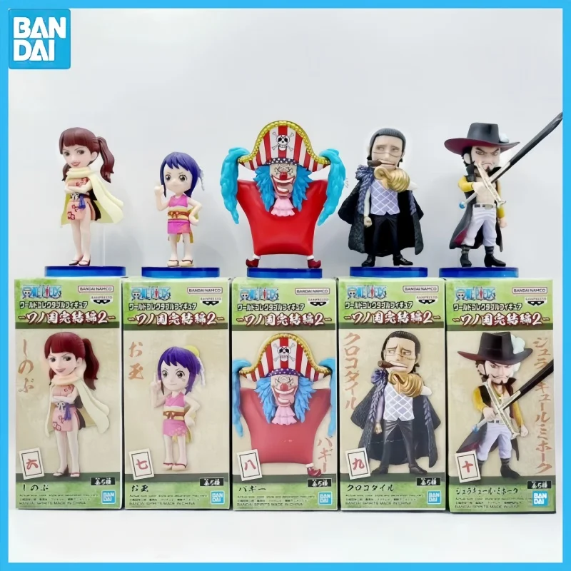 

Фигурки героев аниме Bandai One Piece Wcf Land Of Васи финал 2 багги, фигурки, украшения для рабочего стола, игрушки в подарок
