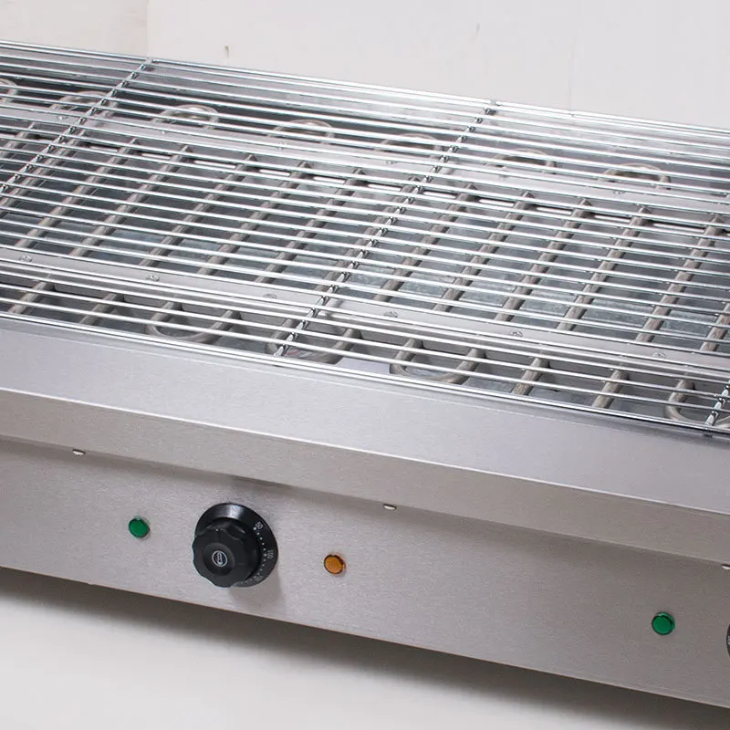 Commercial Electric Smokeless Grill 1 2M Length 44CM Width BBQ Machine For Skewers Roasting