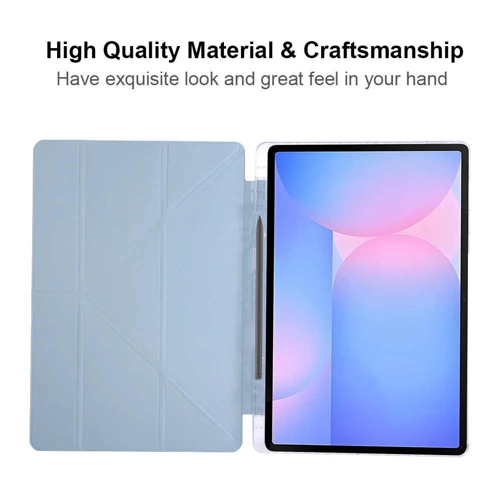 Enhanced Multi-Angle Folding Stand Case with Pen Holder