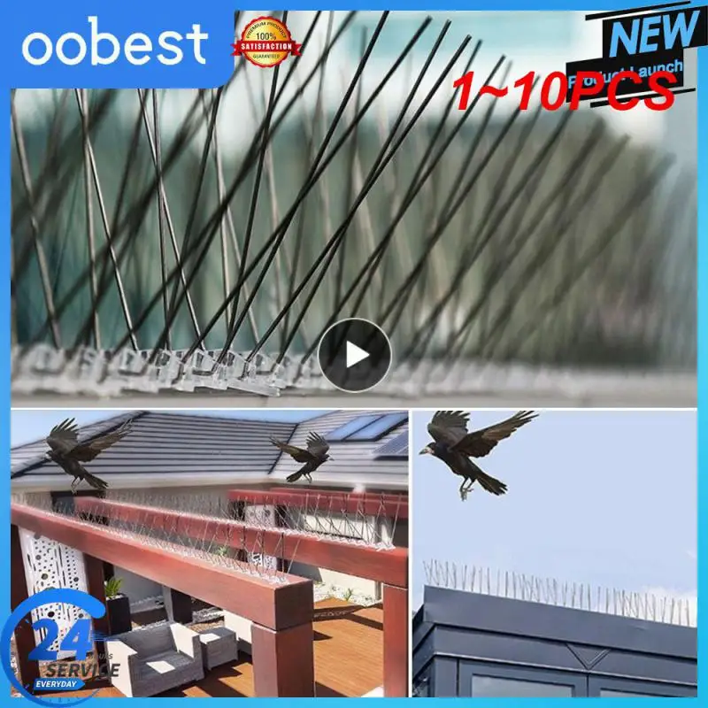 

1-10 шт., шипы из нержавеющей стали для защиты от голубей