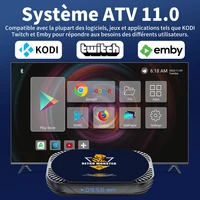 Console de jeux vidéo rétro EmuELEC 4.6+ATV 11 S905X4 : plus de 48 000 jeux et plus de 70 émulateurs pour PS1/PSP/N64/MAME/Sega Saturn. Sortie 4K UHD. 5