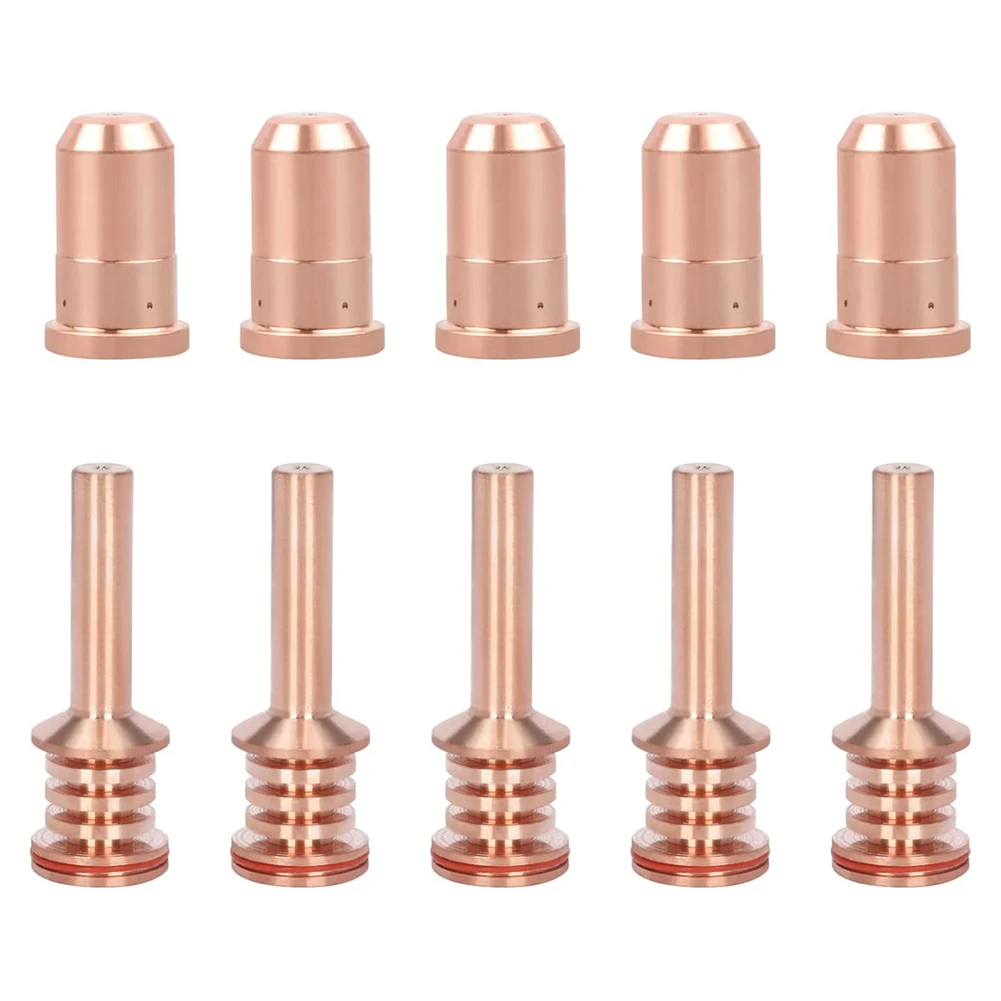 Uadme Plasma Düsen Set - 5x Elektroden & 5x Düsen Für PMX 30AIR - Messing Qualität