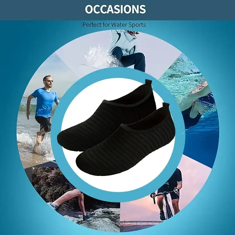 Beach Water Shoes Beach Sneaker Socks Man Barefoot Yoga Shoes Quick-Drying Surfing Swimming Shoes Barefoot Water Skin Sock