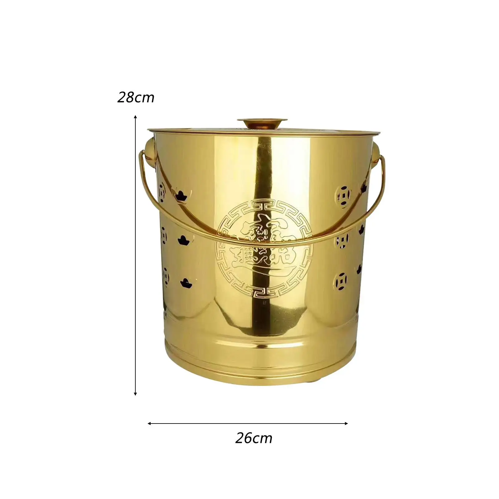 Burning bucket made of hollow metal for waste incineration plants 6