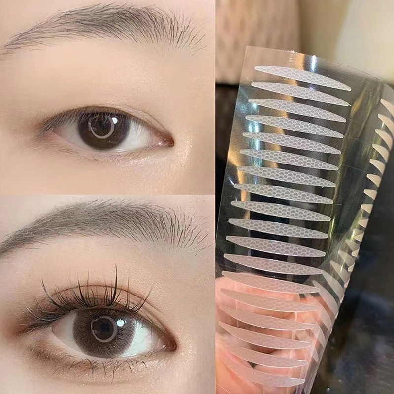 Invisible Double Eyelid Sticker Lace Eye Lift Strip Transparent Gauze Mesh-Lace Tape Self-Adhesive Eye Tape Tools double fold eyelid tape medical tape