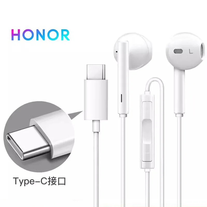 Honor Magic V/V2/VS2/6/5/4 Pro USB Type C Earphone AM33 In-Ear
