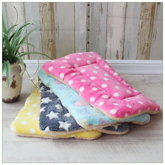 2024 Warm Pets Mattress Soft Flannel Thick and Suitable for Cats/dogs Cute Pet Blanket Pets Supplies Cats Accessories Cats Home 5