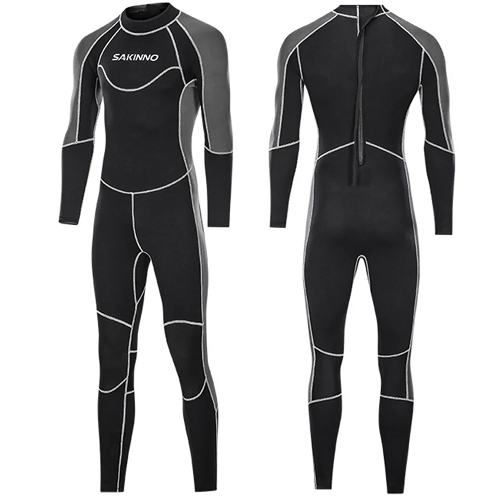 3MM Neoprene Wetsuit Men's Surf Scuba Diving Suit Equipment Underwater