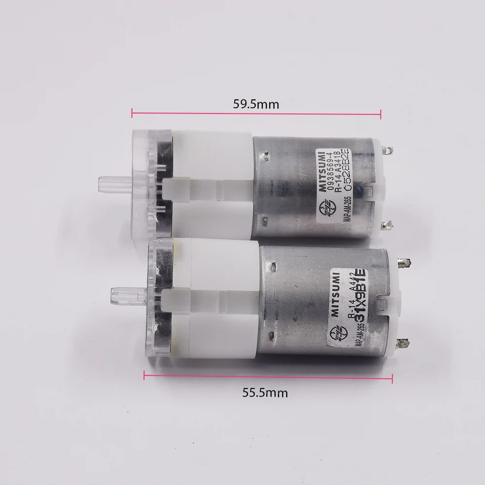 MITSUMI MAP-AM-265 DC 5V 6V Micro 370 Transparent Air Pump Blood Pressure Monitor sphygmomanometer Pump Aquarium Oxygen Pump 3
