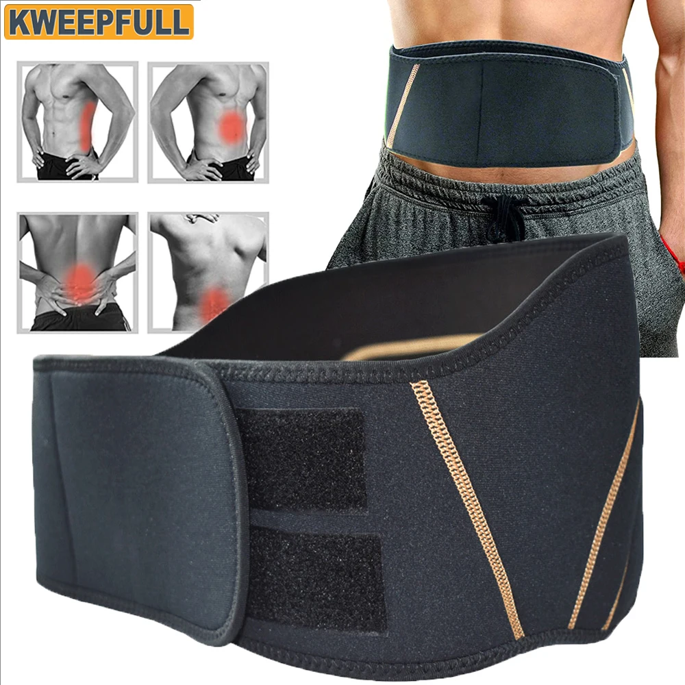 Copper Compression Gear Premium Fit Back Brace Lower Lumbar Support
