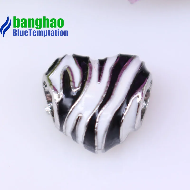 wholesale DIY Fashion Zebra pattern Charm for making accessories for jewelry alloy pendants bracelets beads E15-26