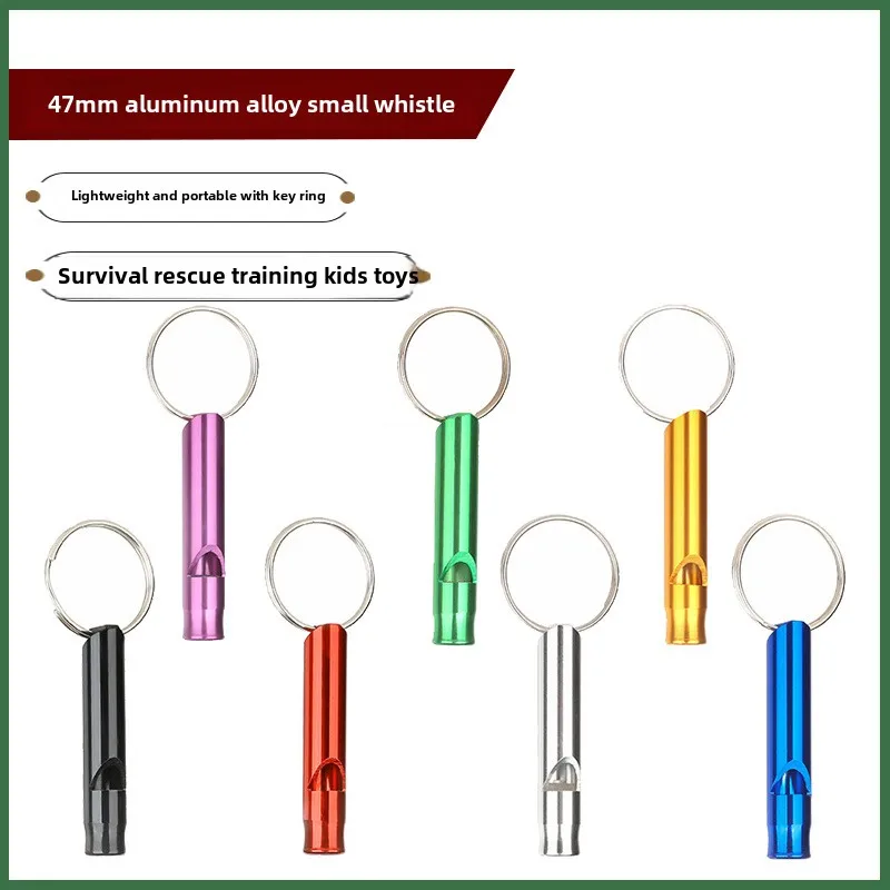 1Pc 47mm Outdoor Emergency Survival Whistle Training Tools Multifunction Camping Hiking Sports Cheerleading Anti Lose Whistles survival whistle sport whistle sports whistle