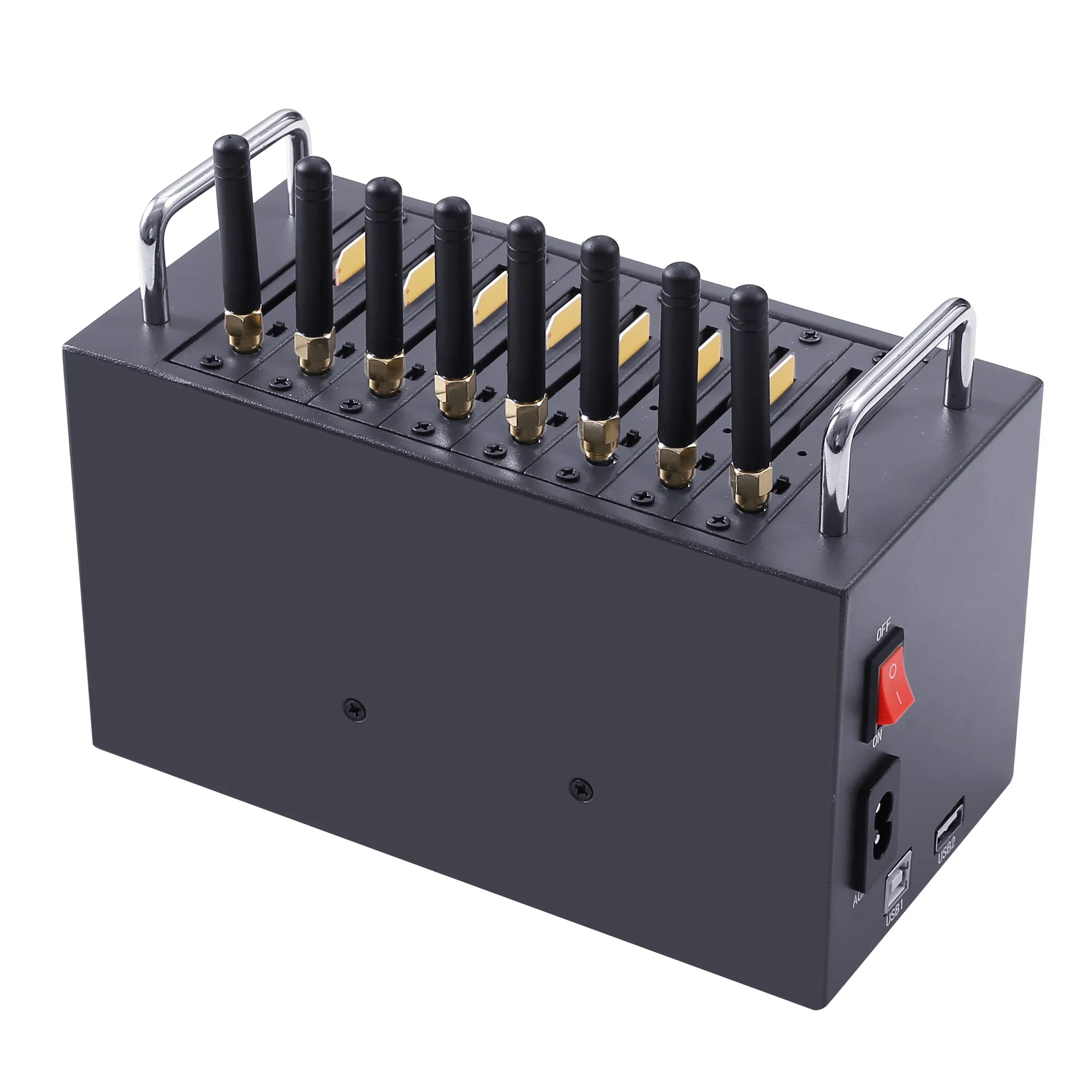 

Rare Discount 4G SMS Modem 8 Ports With 8 Sims Bulk SMS Support AT Command Factory Direct Modem for SMS Business