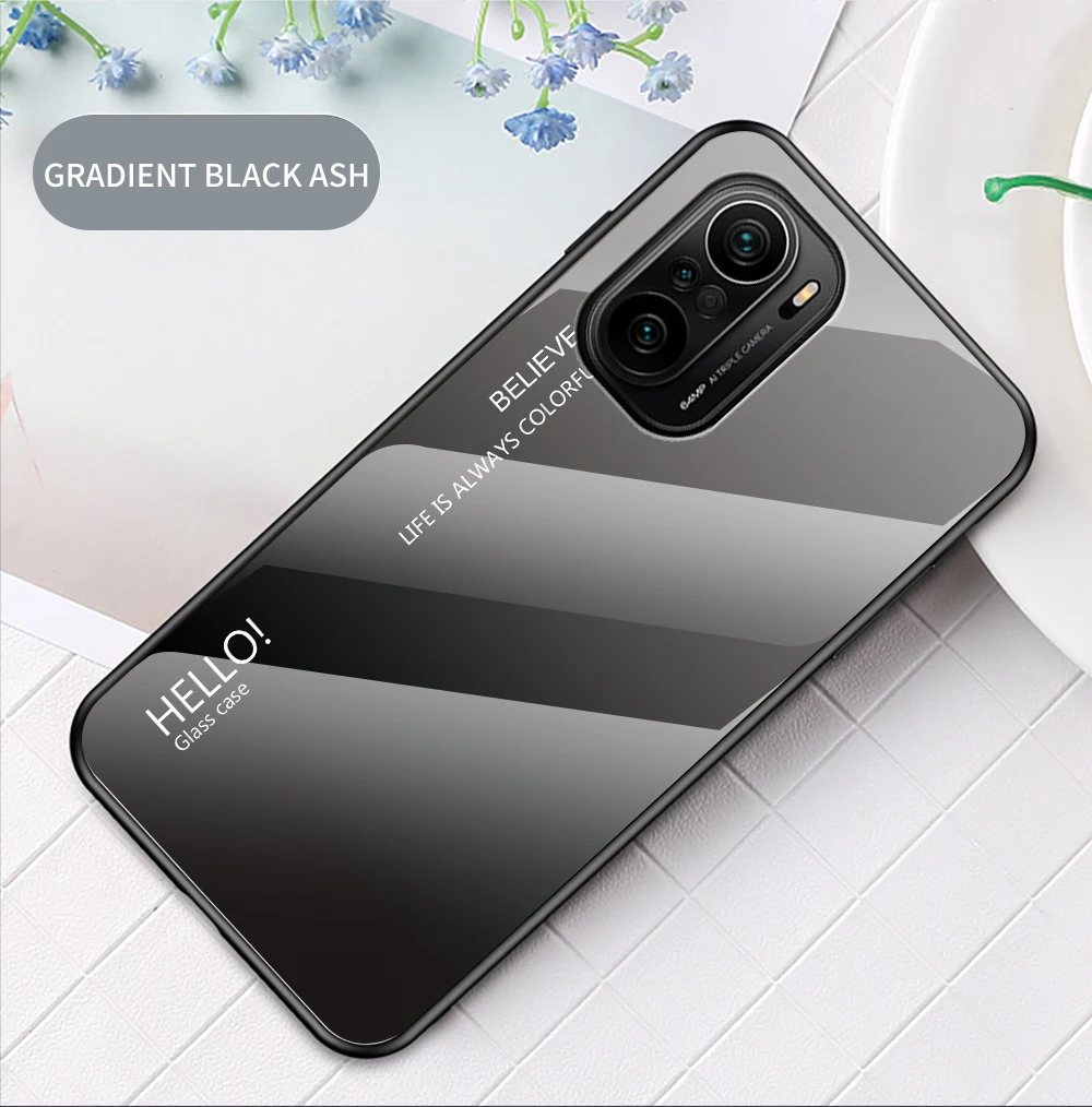 Poco X3 NFC X4 Pro Custodia DECLAREYAO Custodia rigida in vetro per Xiaomi Poco F4 GT F3 F2 Pro M3 M4 Custodia Cornice in silicone Ultra sottile_voghion.com