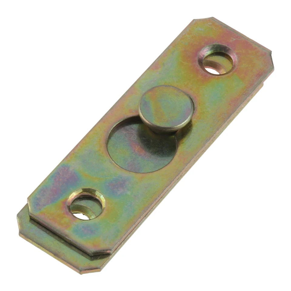 90 Gradi Porta Lucchetto Piastra Cerniera Argento Camera Da Letto - Foto 6