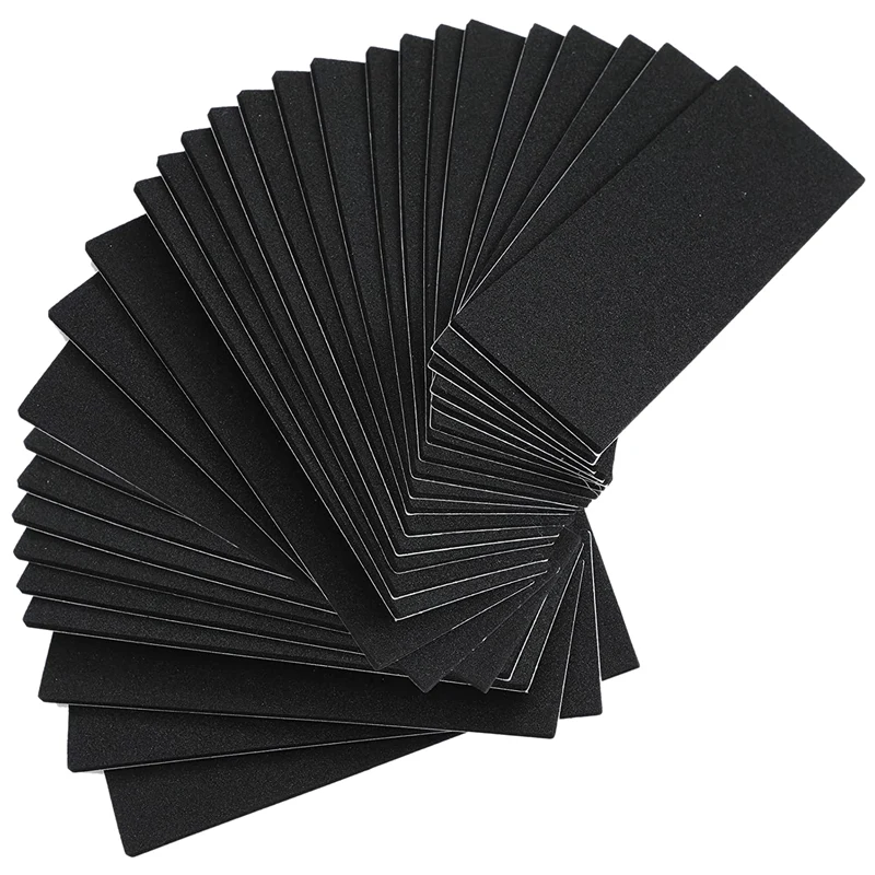24 Pieces Fingerboard Foam Grip Tape Adhesive Foam Tape Black Non Slip Grip For Mini Fingerboards finger skateboard toys fingerboard set