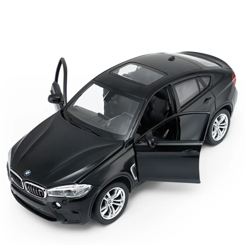 1/24 BMW X6 X6M Coupe SUV Alloy Sports Car Model Diecast Metal Toy Vehicles Car Model High Simulation Collection Childrens Gifts 6
