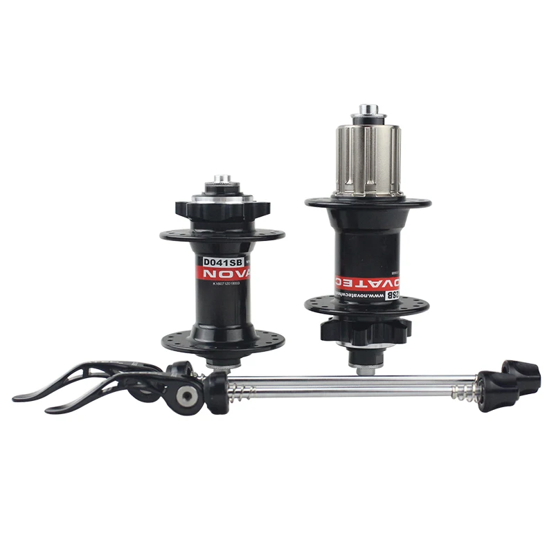 Novatec-Mountain Bike Sealed Bearing Hub, Cross Country Bicycle Parts D041, D042SB, Disc Brake24, 28, 32, 36 Holes, 7-10S