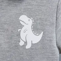 Été bébé garçon vêtements décontractés dessin animé dinosaure T-Shirt pantalon court 2 pièces/ensemble Sport enfants revers costumes enfants mode 0-5 ans 5
