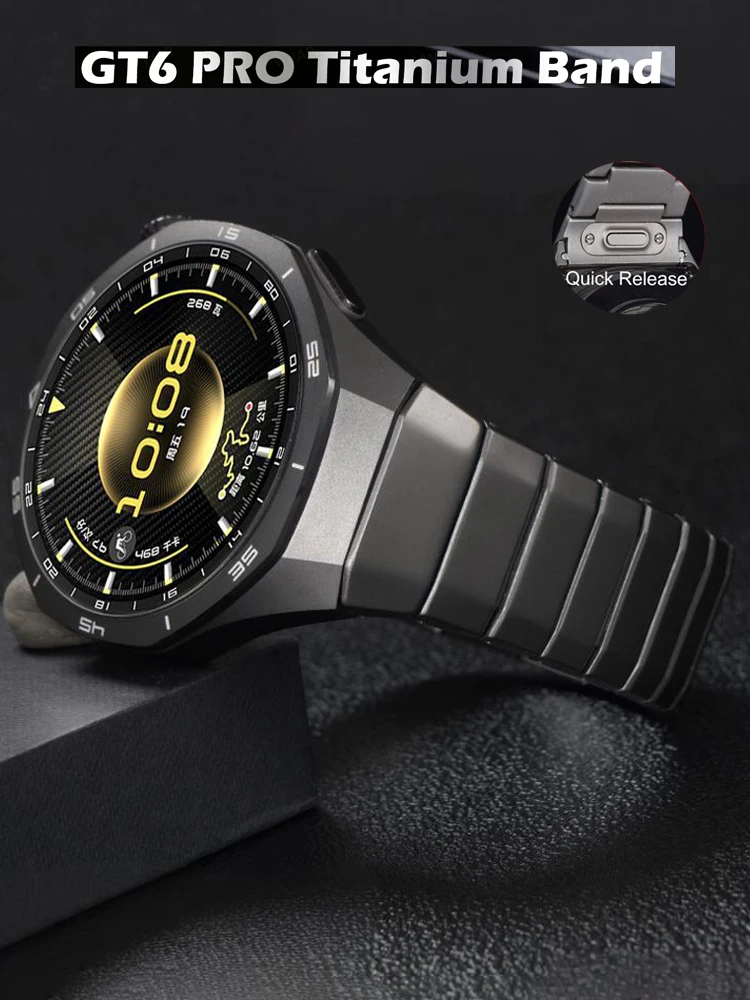 Luxury Titanium Strap for Huawei Watch GT 6 Pro - Premium Metal Bracelet